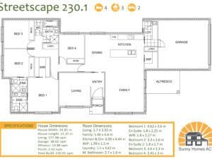 Streetscape 230.1 home design