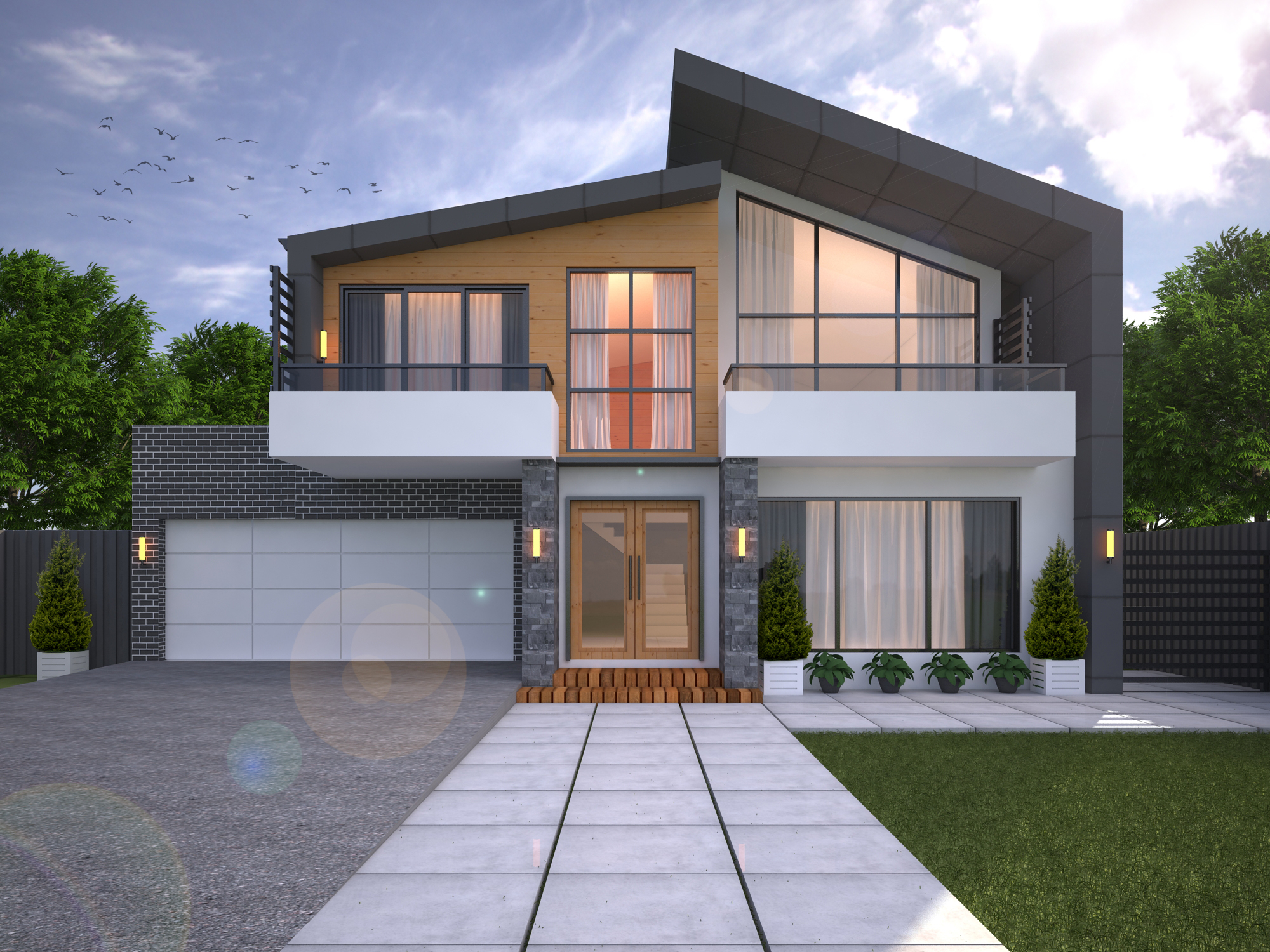 double storey home