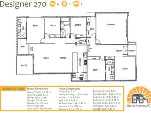 single storey floor plan