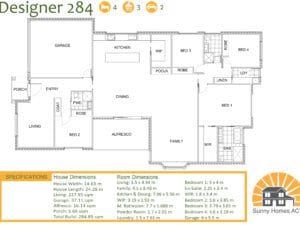 single storey home plan