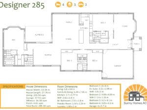 single storey home plan