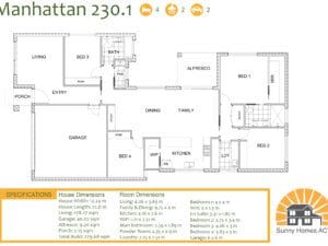 single storey home plan