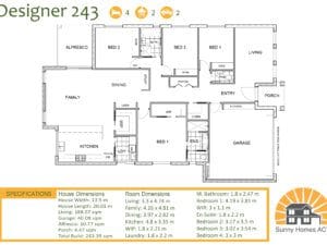 single storey home floor plan