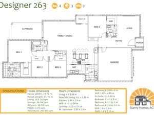 single storey floor plan