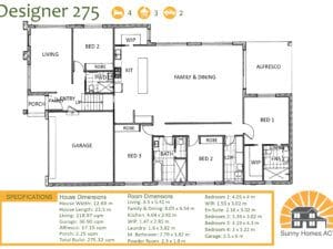 single storey home plan
