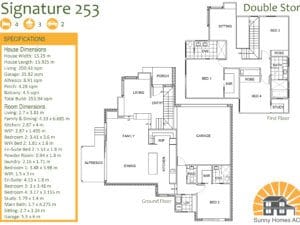 Signature-253 double storey home design
