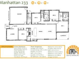 single storey home plan