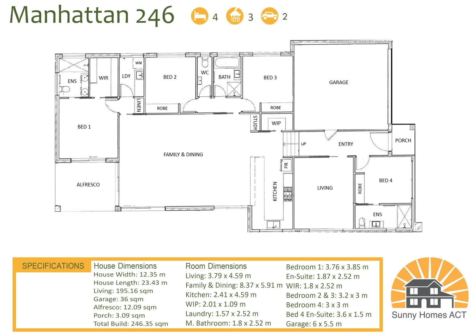 single storey home design