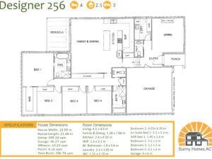 single storey floor plan