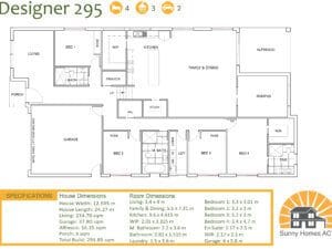 single storey home plan