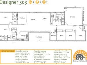 single storey home plan