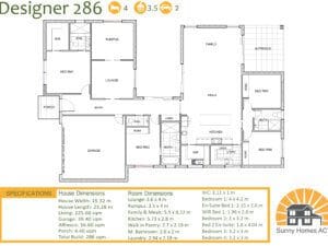 single storey home plan