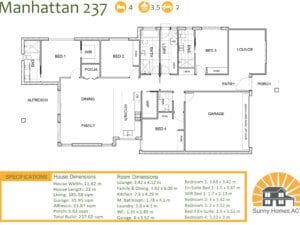 single storey home plan